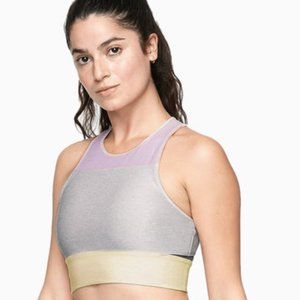 Outdoor Voices Tritone Slashback Crop Top NWT